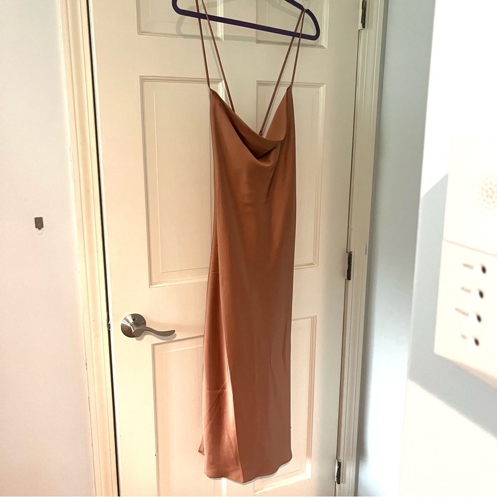 Show Me Your Mumu Satin Midi Dress